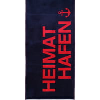 Cawö Home Strandtücher Beach Heimathafen 5574 - Farbe: marine - 12 - 80x180 cm