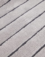 Cawö Home Badteppiche Balance Streifen 1008 - Farbe: platin - 77 - 70x120 cm