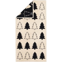 Cawö Handtücher Christmas Edition Tannenbäume 794 - Farbe: natur-schwarz - 39