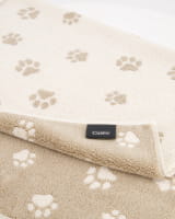 Cawö Badematten WE LOVE DOGS Paws 6247 - Farbe: natur/beige - 33 - 50x80 cm