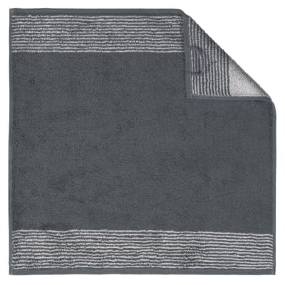 Cawö Home Geschirrtücher Two-Tone - Edle Halbleinen-Küchentücher In Platin, 50x70 Cm