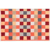 Cawö - Unique Karo 942 - Farbe: koralle - 22 - Handtuch 50x100 cm