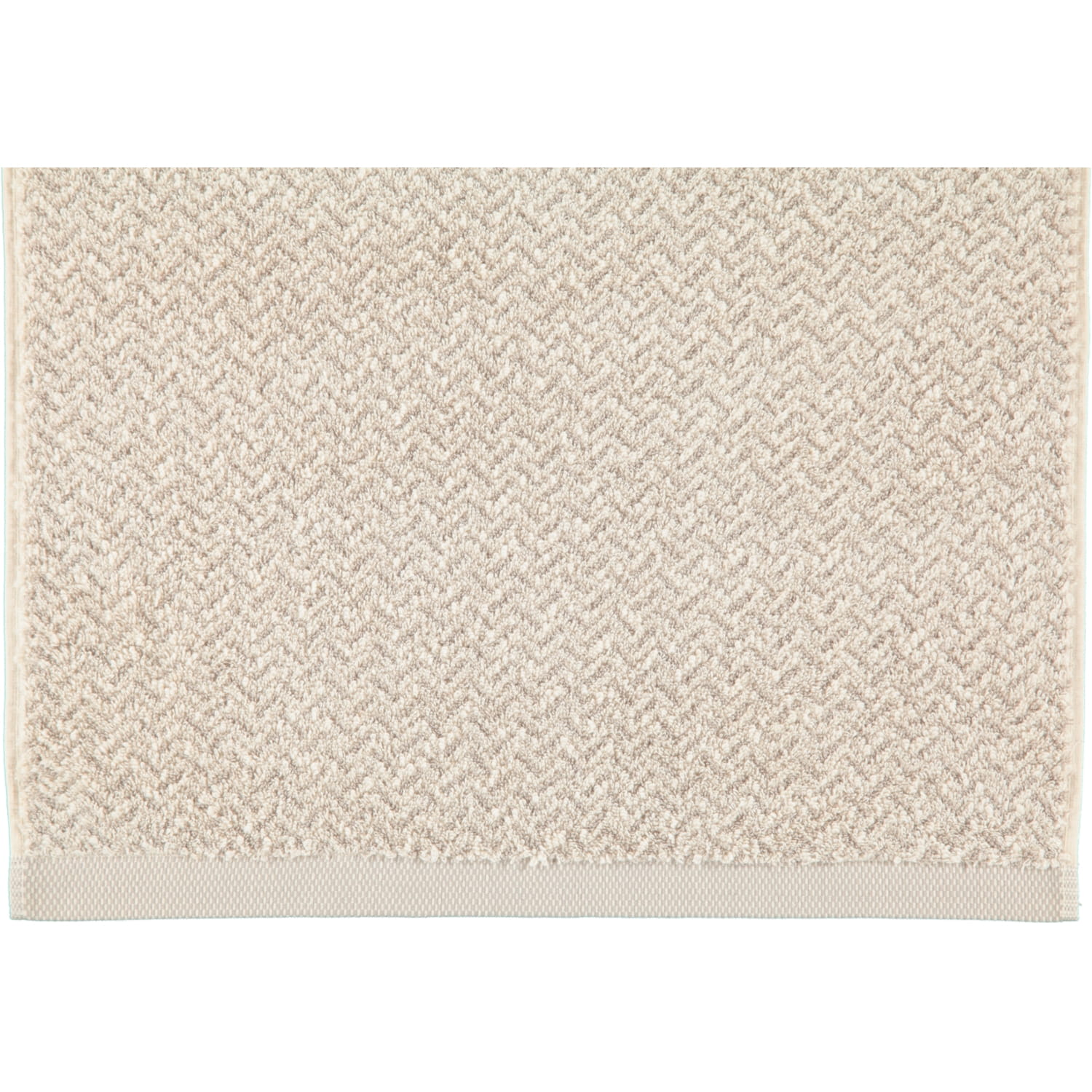 Möve - Brooklyn Fischgrat - Farbe: nature/cashmere - 071 (1-0567/8970) -  Handtuch 50x100 cm | Handtuch | Handtücher