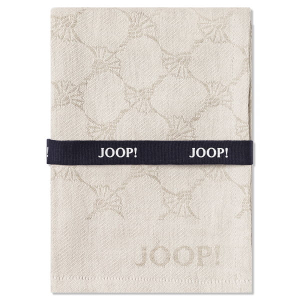 JOOP! Geschirrtücher Cuisine Cornflower Classic 1700 - Farbe: Creme - 33 - 50x70 cm