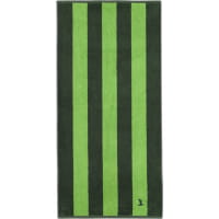 Möve Handtücher Superwuschel Blockstreifen - Farbe: cypress/peridot - 062