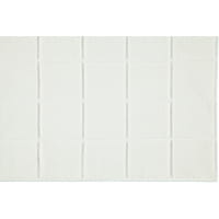 Ross Badematte Uni-Karofond 4015 - Farbe: weiß - 00 Badematte 50x70 cm