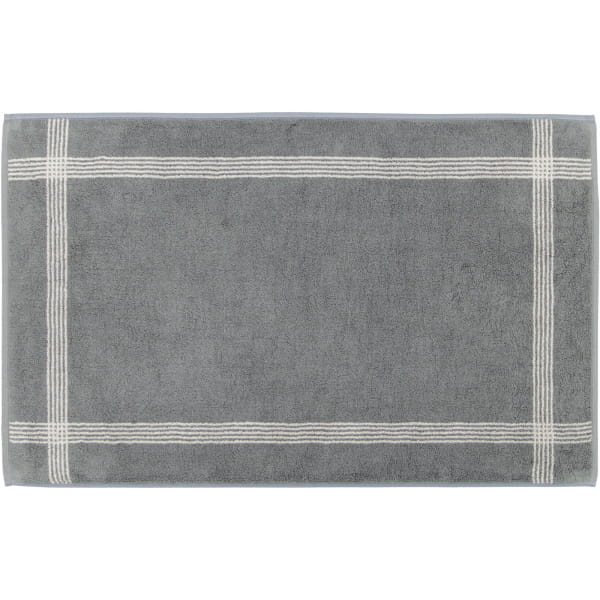 Cawö Badematte Two-Tone 604 - Größe: 50x80 cm - Farbe: schiefer - 77