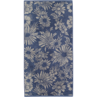 Cawö Handtücher Luxury Home Two-Tone Edition Floral 638 - Farbe: nachtblau - 10