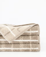 JOOP! Handtücher Contour Checked 1715 - Farbe: Taupe - 73