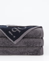 JOOP! Handtücher New Classic Doubleface 1720 - Farbe: Basalt - 79 - Seiflappen 30x30 cm