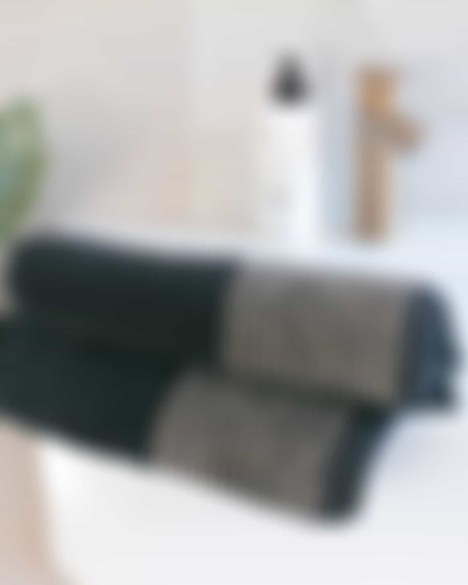Cawö Handtücher Luxury Home Two-Tone 590 - Farbe: schwarz - 93 - Seiflappen 30x30 cm Detailbild 2