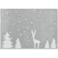 Cawö Handtücher WINTER EDITION Rudi im Schnee 6271 - Farbe: platin/weiß - 76 Cawö Handtücher WINTER EDITION Rudi im Schnee 6271 - Farbe: platin/weiß - 76