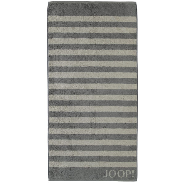 JOOP! Classic - Stripes 1610 - Farbe: Graphit - 70 - Duschtuch 80x150 cm