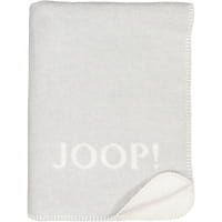 JOOP! Wohndecke Melange-Doubleface - Größe: 150x200 cm - Farbe: Stein-Silber