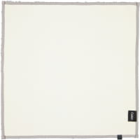 Cawö Home Badteppich Frame 1006 - Farbe: weiß - 600 - 70x120 cm