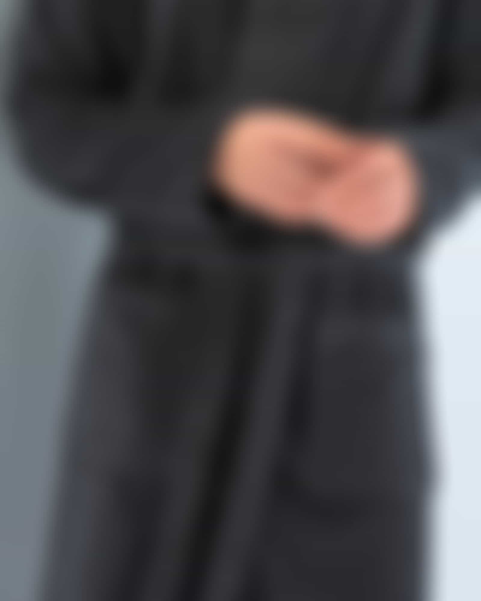 Cawö Herren Bademantel Kimono 3714 - Farbe: anthrazit - 774 - XL Detailbild 2