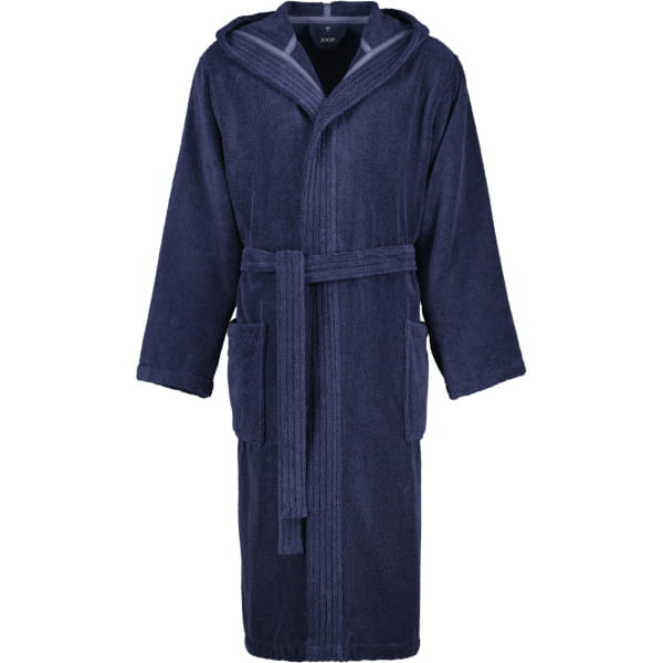 JOOP! Herren Bademantel - Kapuze 1648 - Farbe: Blau - 175 - S günstig online kaufen