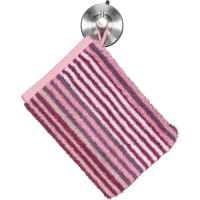 Cawö Handtücher Delight Streifen 6218 - Farbe: blush - 22 - Seiflappen 30x30 cm