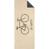Cawö Saunatücher Postcard Towels TRAVEL Bicycle 6287 - Farbe: beige - 37 - Saunatuch 70x180 cm