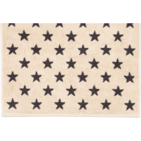Cawö Handtücher NEW STARS Sterne klein 6261 - Farbe: beige/basalt - 37 - Duschtuch 70x140 cm