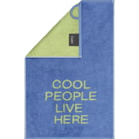 Cawö Gästetücher Postcard Towels Edition 100 - Farbe: cool people live here - 01 - 30x50 cm