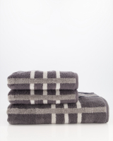Cawö Handtücher Noblesse Check 1089 - Farbe: anthrazit - 77 - Handtuch 50x100 cm
