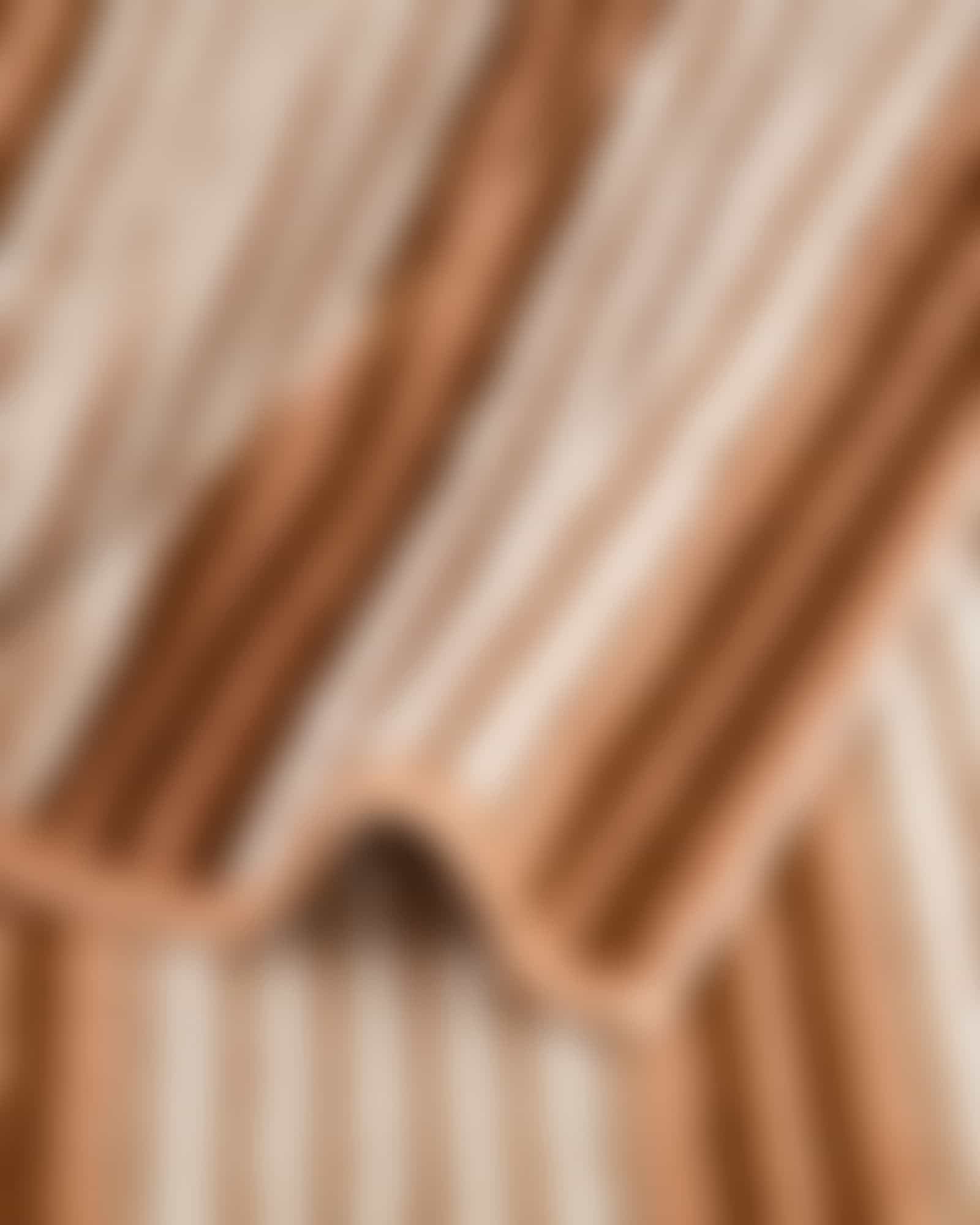 Cawö Handtücher Delight Streifen 6218 - Farbe: caramel - 33 - Duschtuch 70x140 cm
