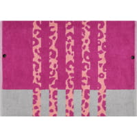 Cawö Fitness-Handtücher LEO STRIPE 6291 - Farbe: vibrant pink - 27 - 50x130 cm