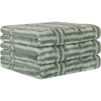 Cawö Handtücher Noblesse Elegance Allover 1088 - Farbe: nordic green - 44 - Duschtuch 80x150 cm