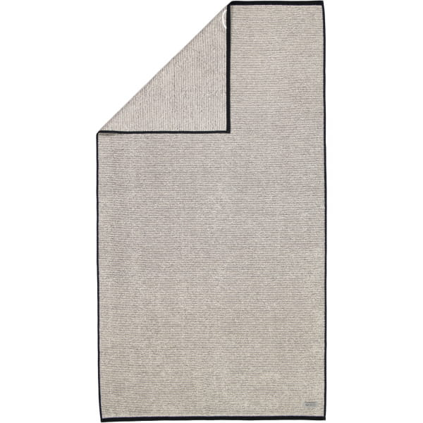 Möve Handtücher Eden Querrippe - Farbe: nature/black - 081 - Duschtuch 80x1 günstig online kaufen