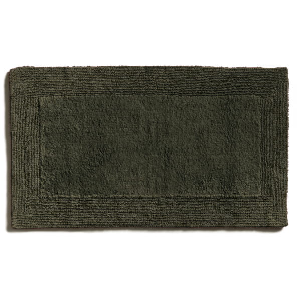 Möve Badteppiche Doubleface - Farbe: olive - 670 - 60x100 cm