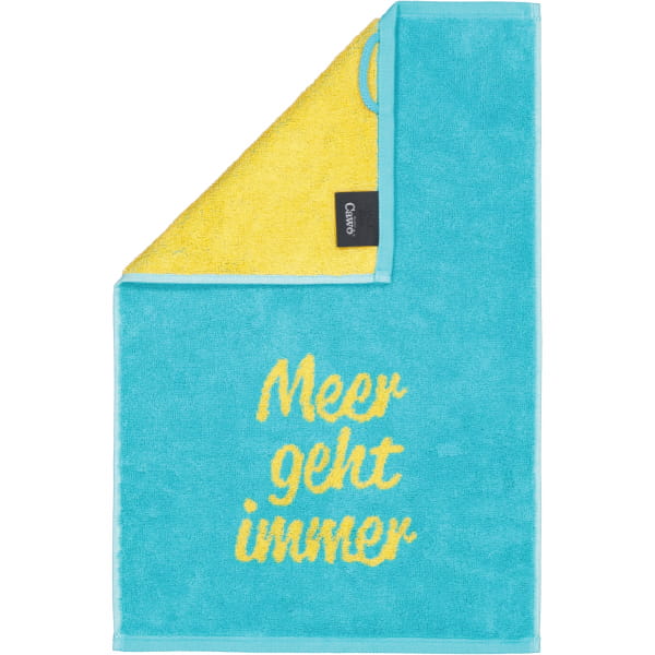 Cawö Gästetücher Postcard Towels Edition 100 - Farbe: Meer geht immer - 07 günstig online kaufen