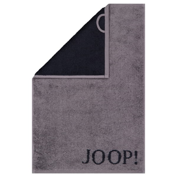 JOOP! Handtücher New Classic Doubleface 1720 - Farbe: Basalt - 79 - Gästetuch 30x50 cm