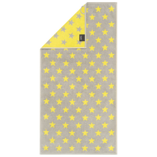 Cawö Handtücher NEW STARS Sterne klein 6261 - Farbe: platin/lime - 75 - Dus günstig online kaufen