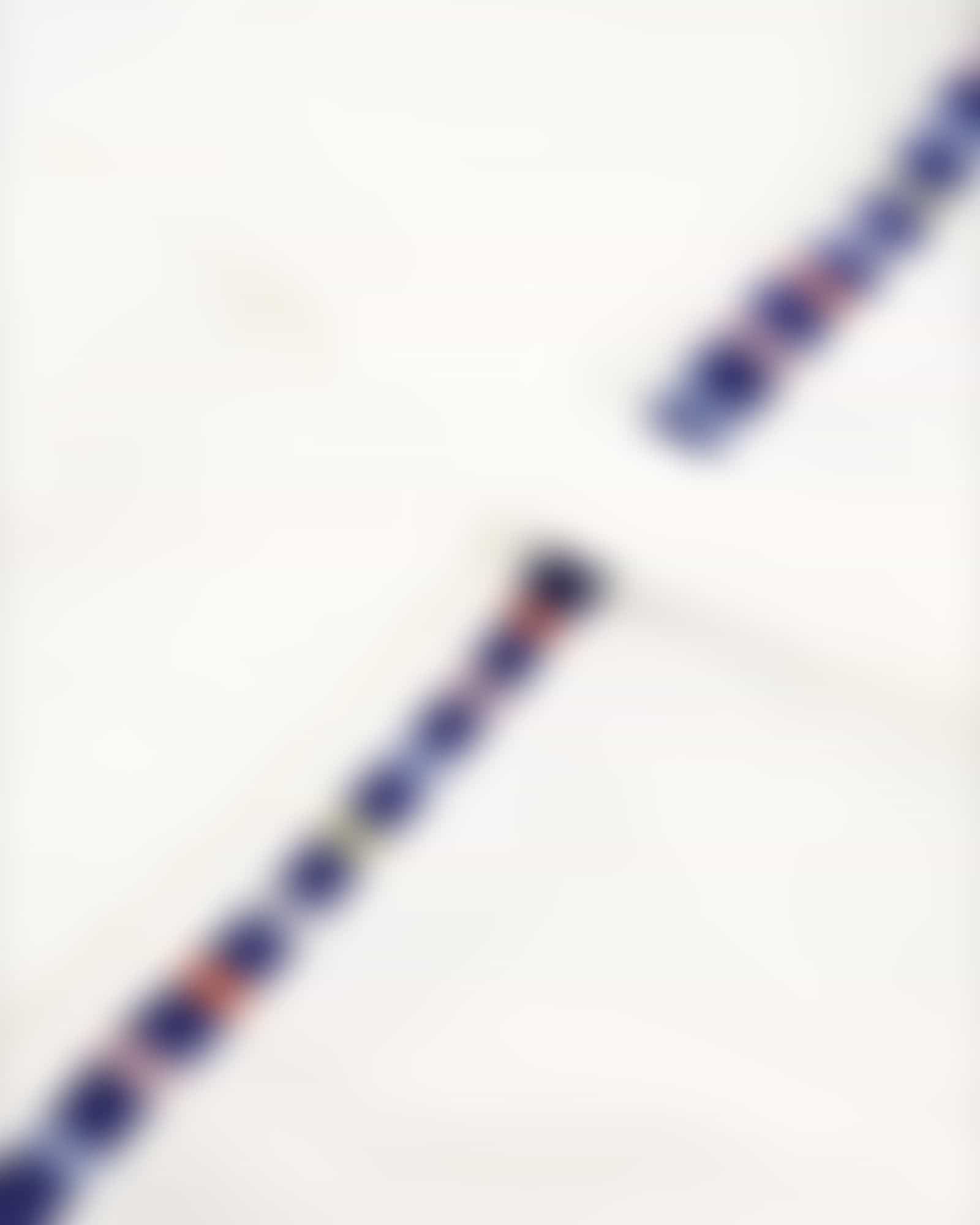 Cawö Damen Bademantel Kapuze kurz 3345 - Farbe: weiß-blau - 612 - L Detailbild 3