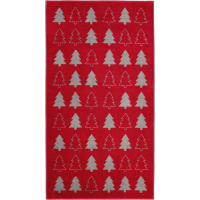 Cawö Christmas Edition Tannenbäume 958 - Farbe: bordeaux - 22