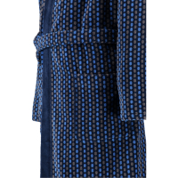 Cawö Herren Bademantel Kimono 4851 - Farbe: blau - 11 XL