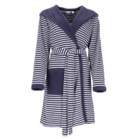 Esprit Bademäntel Damen Kapuze Striped Hoody - Farbe: Navy blue - 0008