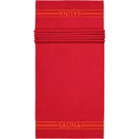 frottana Saunatücher Pearl - Farbe: ruby - 075 - 80x200 cm