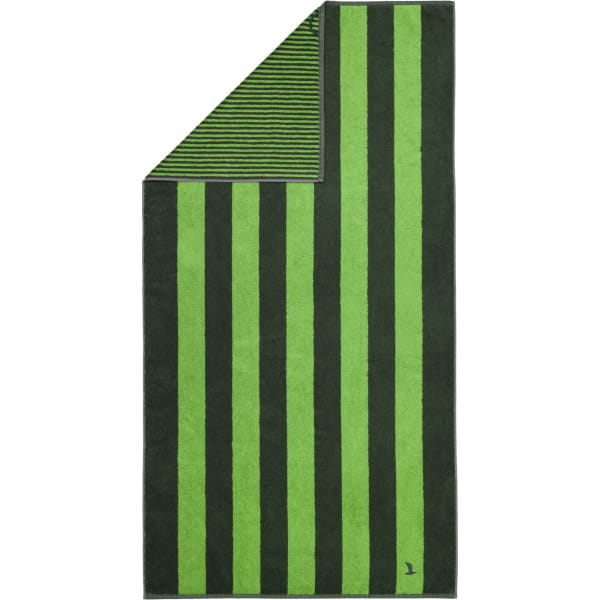 Möve Handtücher Superwuschel Blockstreifen - Farbe: cypress/peridot - 062 - günstig online kaufen
