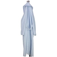 Cawö - Damen Bademantel Schalkragen 3423 - Farbe: mittelblau - 11