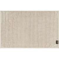 Cawö Badematten Two-Tone Stripes 480 - Farbe: sand - 33 - 50x80 cm