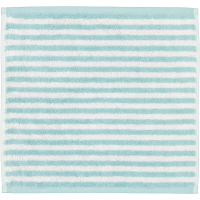 Cawö - Campus Ringel 955 - Farbe: seegrün - 40 - Seiflappen 30x30 cm
