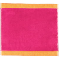 Cawö Handtücher Lifestyle Splash 7071 - Farbe: pink/mandarine - 23 - Waschhandschuh 16x22 cm