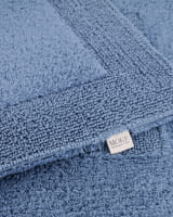 Möve Badteppiche Doubleface - Farbe: steel blue - 847 - 60x100 cm