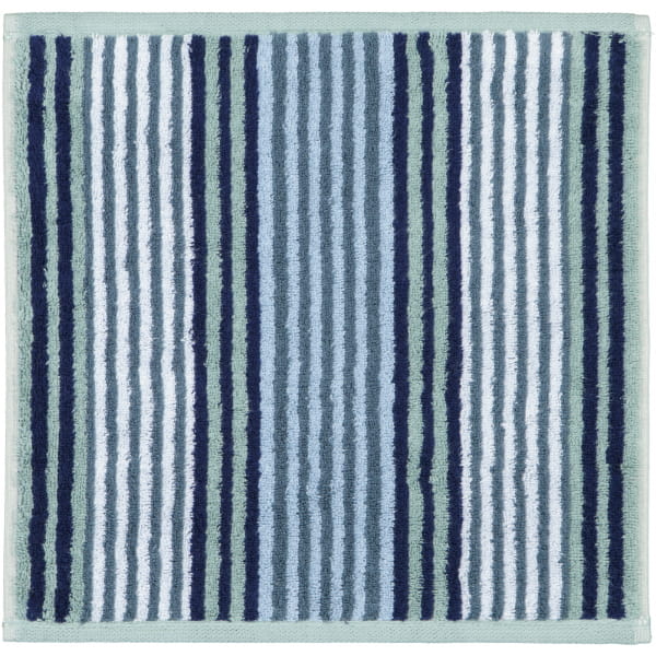 Cawö Handtücher Delight Streifen 6218 - Farbe: fjord - 44 - Seiflappen 30x30 cm