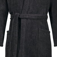 Cawö Bademäntel Herren Kimono Pure 5622 - Farbe: basalt - 740 - M