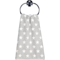Cawö Handtücher NEW STARS Sterne klein 6261 - Farbe: platin/weiß - 76 - Duschtuch 70x140 cm