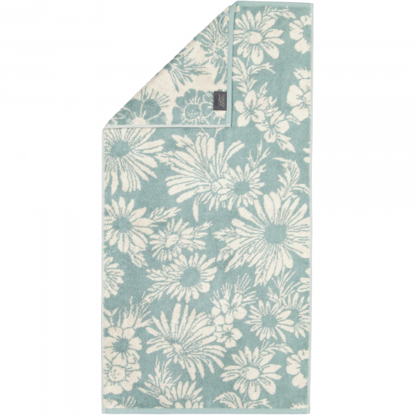 Cawö Handtücher Luxury Home Two-Tone Edition Floral 638 - Farbe: salbei - 43