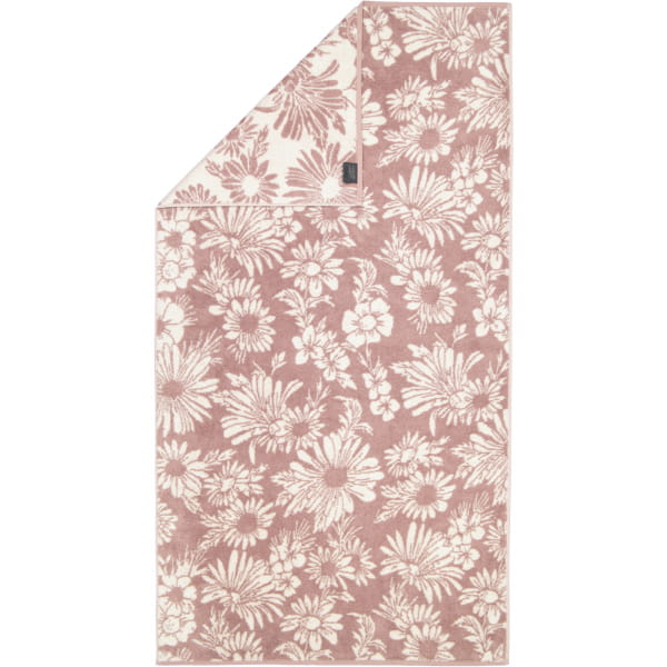 Cawö Handtücher Luxury Home Two-Tone Edition Floral 638 - Farbe: magnolie - 83 - Duschtuch 80x150 cm